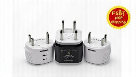 Universal travel adapter with multiple plug types